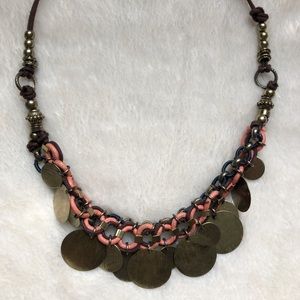 Bohemian Gypsy Gold Coin Necklace